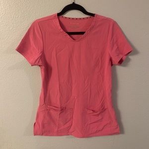 Small pink scrub top